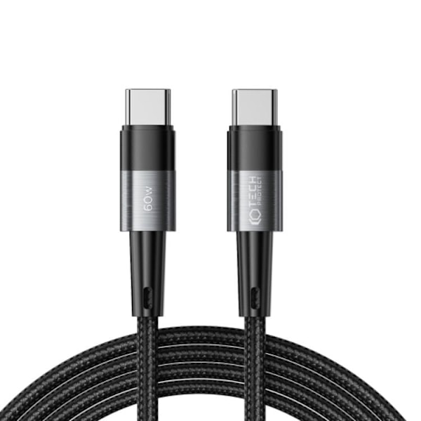 Tech-Protect USB-C till USB-C-kabel Ultraboost 200CM - Grå Grå