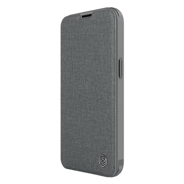 Nillkin iPhone 14 Plus Plånboksfodral Qin Cloth Pro - Grå Grå