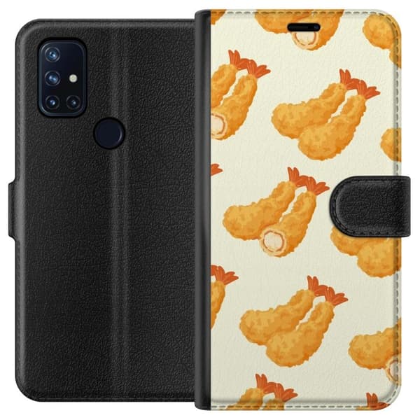 Plånboksfodral till OnePlus Nord N10 5G med Räkor