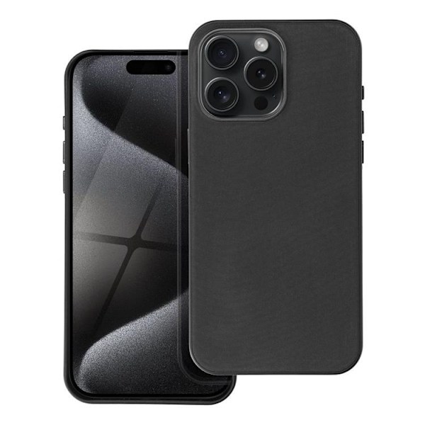 iPhone 15 Plus Mobilskal Magsafe Woven - Sort Black