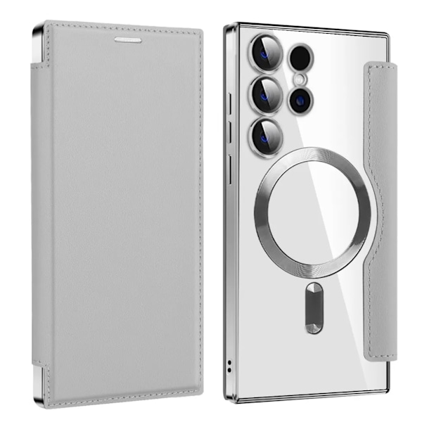 Galaxy S24 Ultra Plånboksfodral Magsafe - Silver