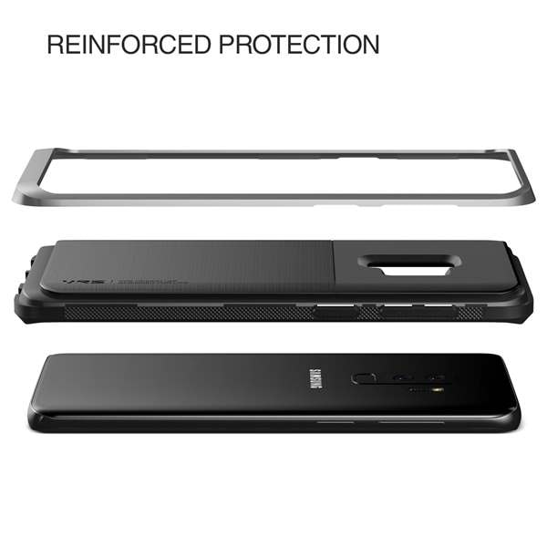 Verus High Pro Shield Skal till Samsung Galaxy S9 Plus - Silver Silver