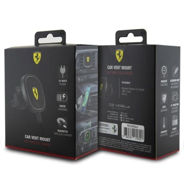 Ferrari MagSafe Mobilhållare för Bil 15W 2023 Collection - Svart Svart