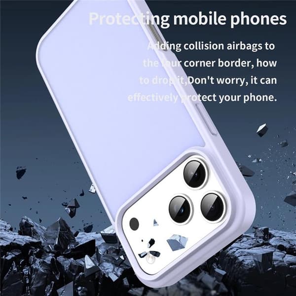 Mobilskal till iPhone 17 Pro Skin Touch Matte - Lila Lila