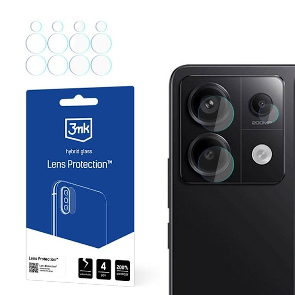 3MK Xiaomi Redmi Note 13 Pro 5G    Kameralinskydd - Transparent