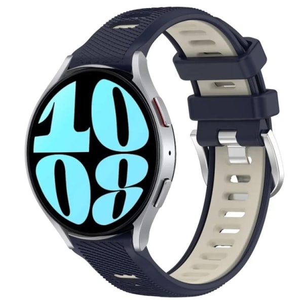Galaxy Watch 6 44mm Armbånd - Midnatsblå/Starlight