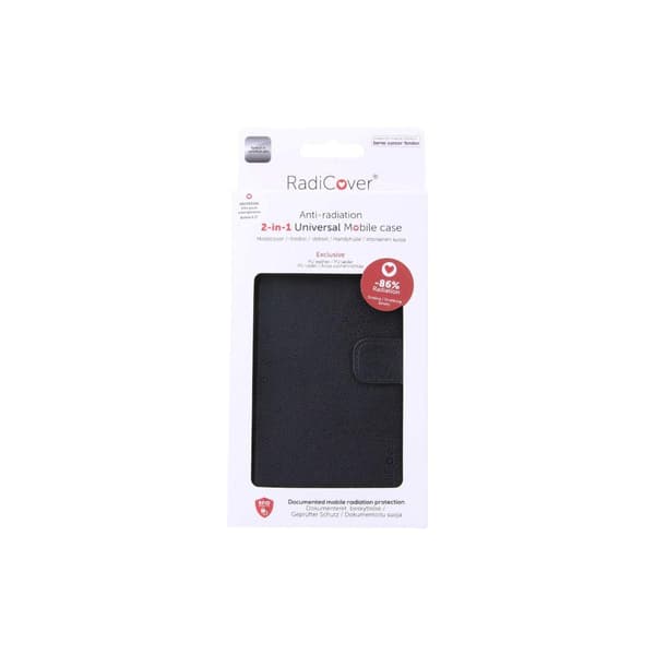 RADICOVER Strålningsskydd Mobilfodral PU Universal Large 6,7"