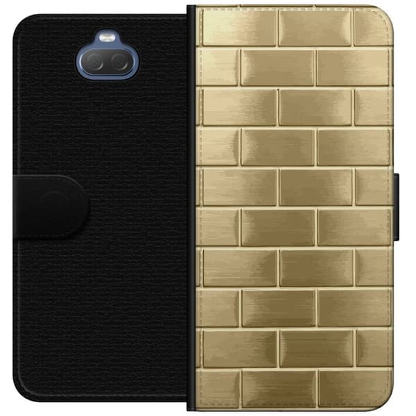 Pung Taske til Sony Xperia 10 med gyldne klodser