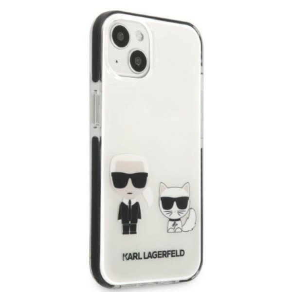 Karl Lagerfeld iPhone 13 etui Karl & Choupette - Hvid