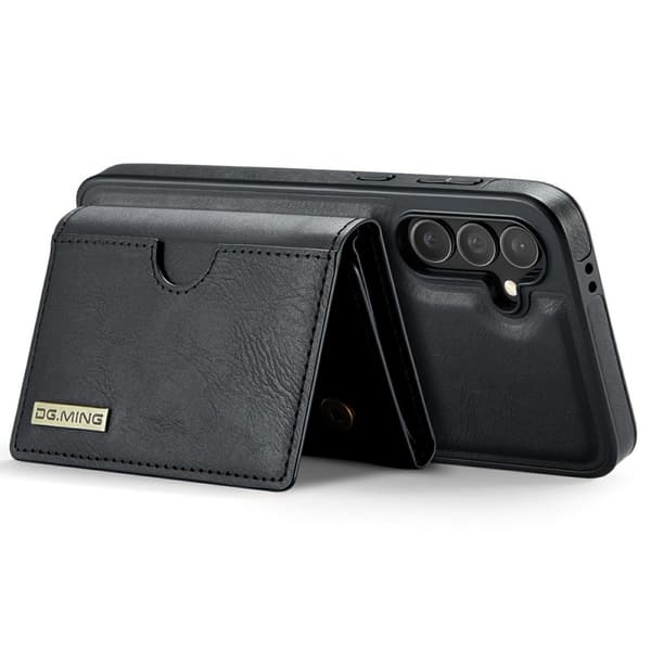 DG.MING M6 Series Plånboksfodral för Samsung Galaxy S24+ Magnetisk Svart