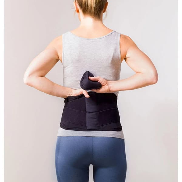 SWEDISH POSTURE Ländryggsbälte Stabilize M Svart Black