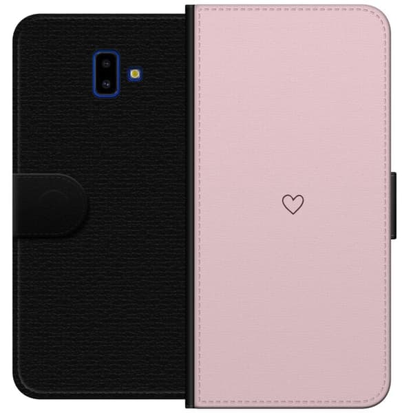 Pungcover til Samsung Galaxy J6+ med Lille Hjerte