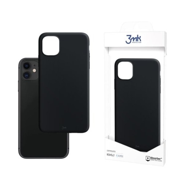 3mk Matt Cover iPhone 11 - Sort Black