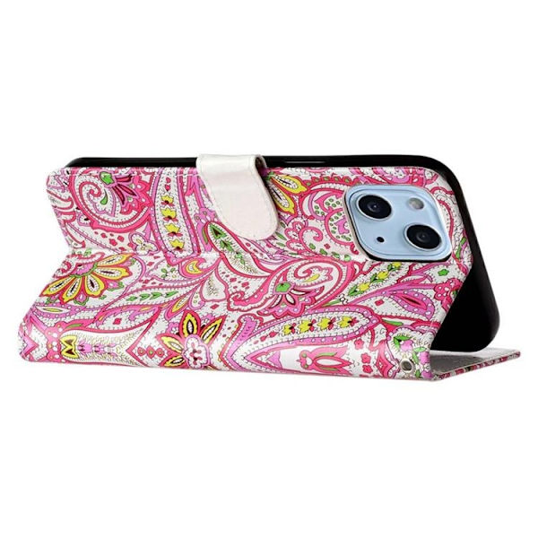 iPhone 14 Plus Plånboksfodral Folio Flip - Flower