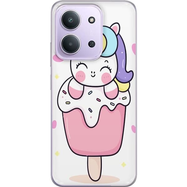 Telefontaske til Xiaomi Redmi 15C med Happy Unicorn