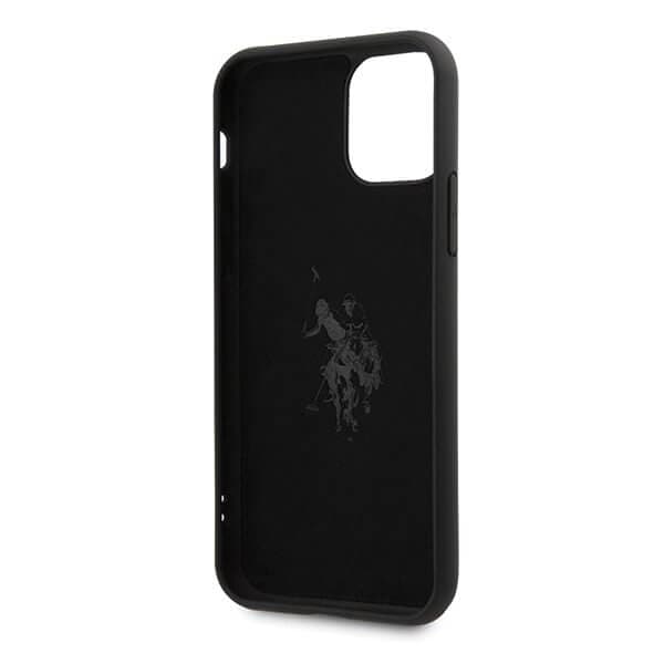 U.S. Polo Assn. Silicone Collection iPhone 11 Pro Max Cover Sort Black
