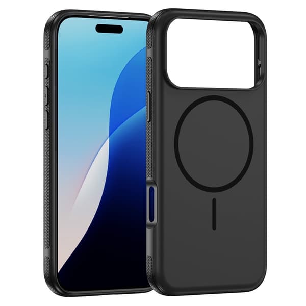 Mobilskal till iPhone 17 Pro MagSafe PC + TPU Shockproof - Svart Svart