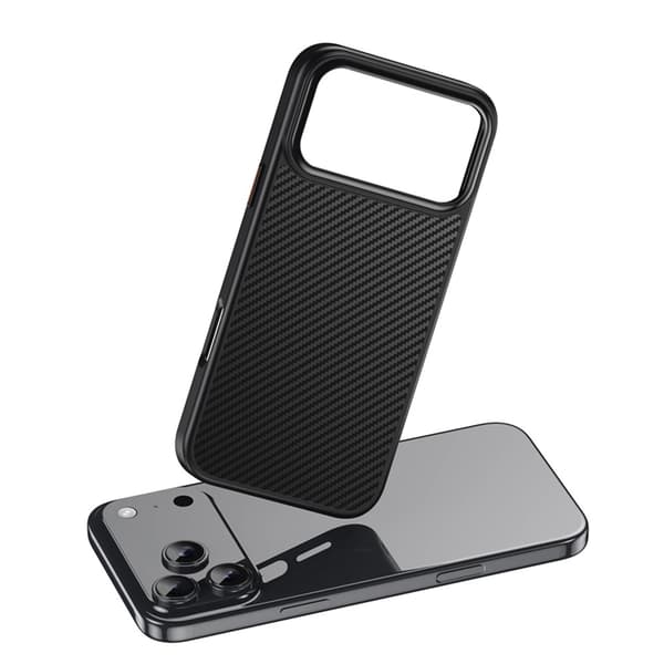 Mobilskal till iPhone 17 Pro Max MagSafe Carbon Fiber - Svart