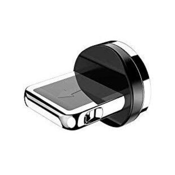 Pistoke adapteri magneettinen USB-kaapeli salama hopea Silver