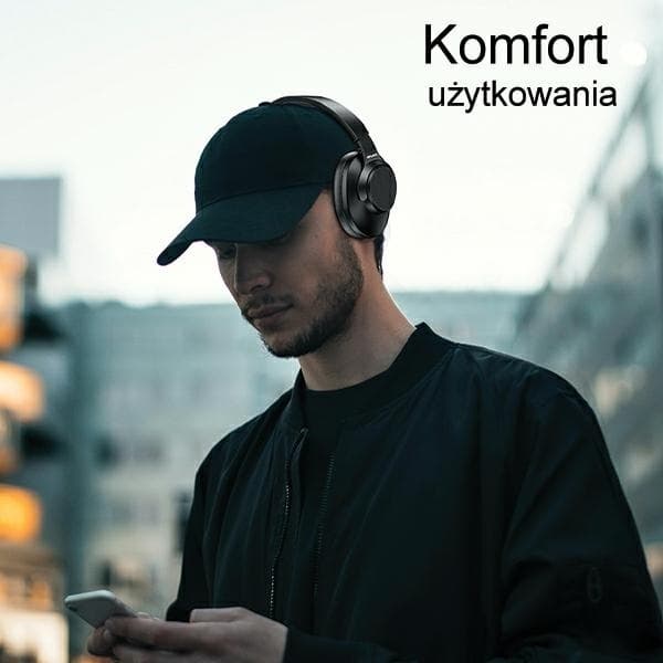 Awei Over-Ear Hörlurar Trådlösa Bluetooth ANC A997 Pro - Svart Svart