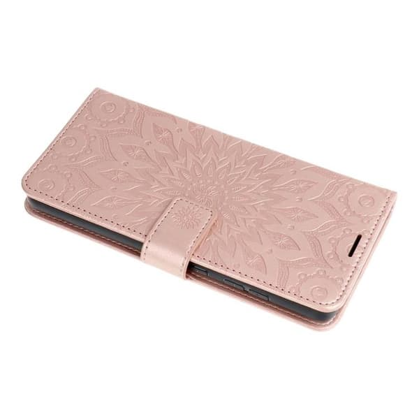 iPhone 16 Plus Pung Etui Mezzo Mandala - Rosa Guld Roséguld