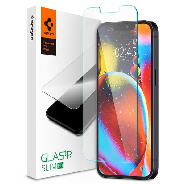 Spigen TR iPhone 14/13/13 Pro Karkaistu lasinen näytönsuoja Transparent