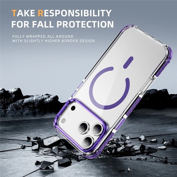 Mobilskal till iPhone 17 Pro MagSafe Kickstand - Lila Lila