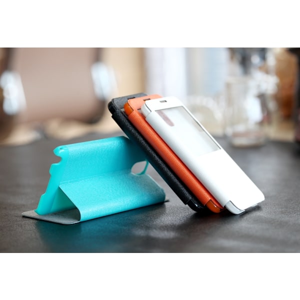 Rock Excel Window Cover Fodral till Samsung Galaxy Note 3 (Vit) Vit