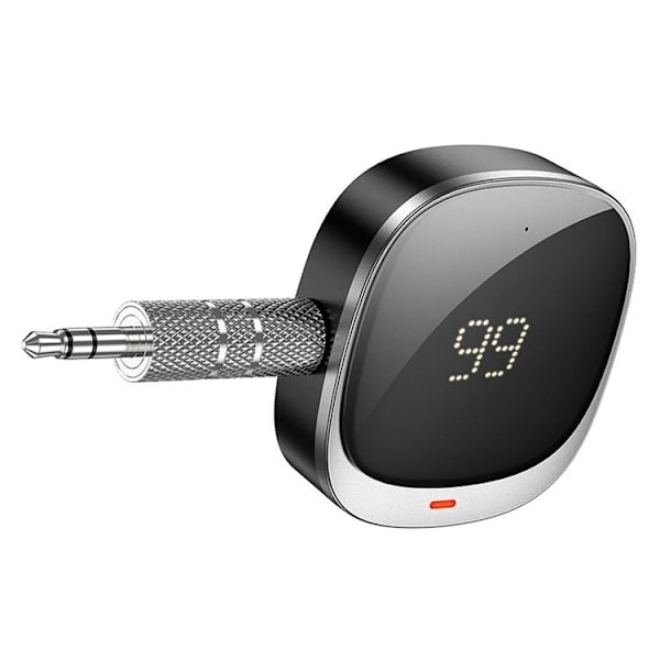 Hoco Adapter Aux Bluetooth Jack 3.5 mm E80 - Svart Svart