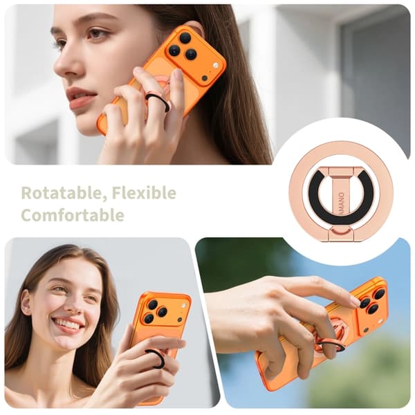 Tech-Protect Magsafe mobil magnetisk ringholder LAMANO Roséguld