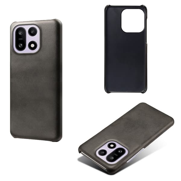 Mobilskal till OnePlus 15 5G Calf Texture PU Läder Svart
