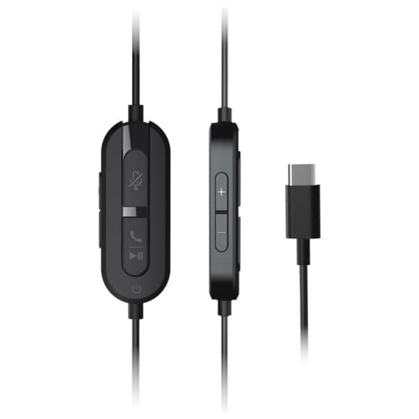 Creative Over-Ear Hörlurar Trådbundna med Mikrofon USB-C Chat USB - Svart Black