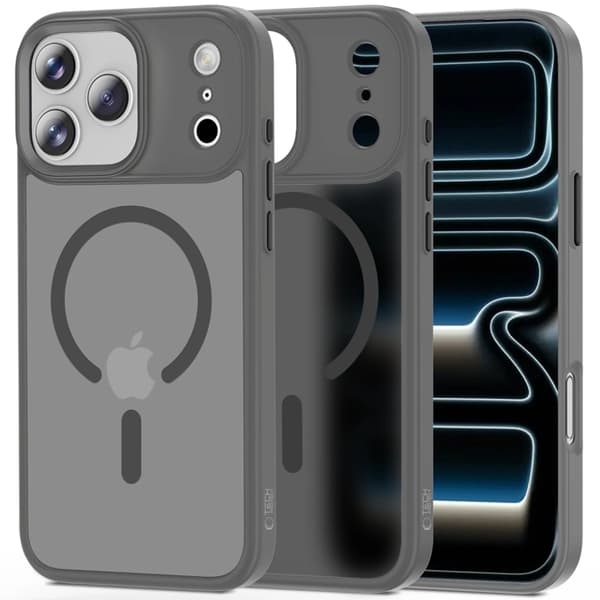 Tech-Protect telefontaske til iPhone 17 Pro Max Magsafe Matte - Crayon Grey Grå