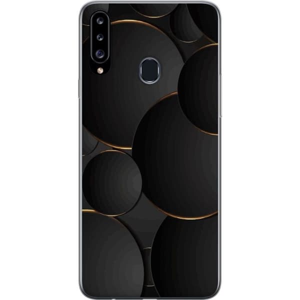 Mobilskal till Samsung Galaxy A20s med Lyxig Cirklar