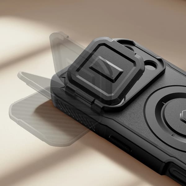 Tech-Protect Telefontaske til iPhone 17 Pro Magsafe Kevlar - Sort Svart