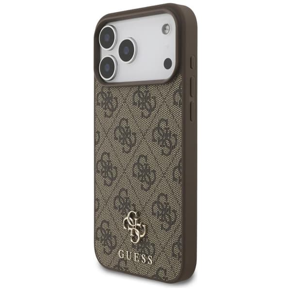 Guess Mobilskal till iPhone 17 Pro Max MagSafe 4G Small Classic Logo - Brun Brun