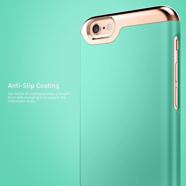 Caseology Savoy Skal till Apple iPhone 6 / 6S  (Mint - Rose Gold)