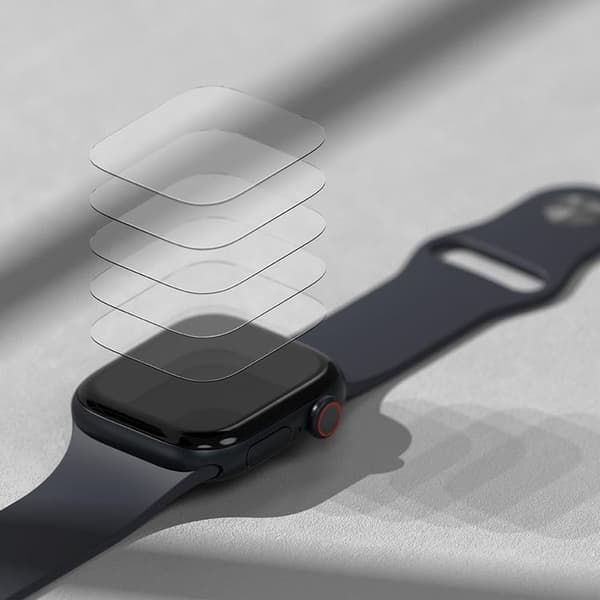 [3-Pack] Ringke Apple Watch 46mm Series 10 Skärmskydd Dual Easy