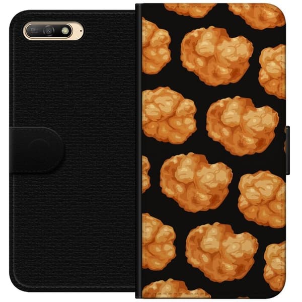 Plånboksfodral till Huawei Y6 (2018) med Nuggets