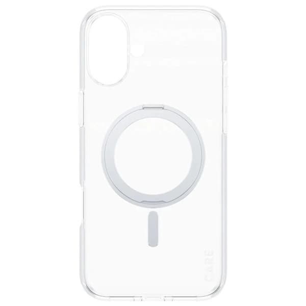 CARE By PanzerGlass Mobilskal till iPhone 16 MagSafe Kickstand - Silver Silver