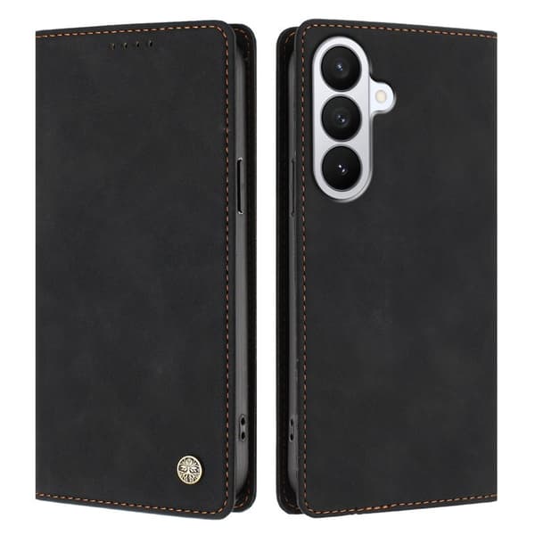 Plånboksfodral för Samsung Galaxy S26 Plus Konstläder RFID - Svart
