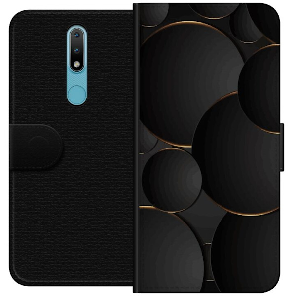 Plånboksfodral till Nokia 2.4 med Lyxig Cirklar