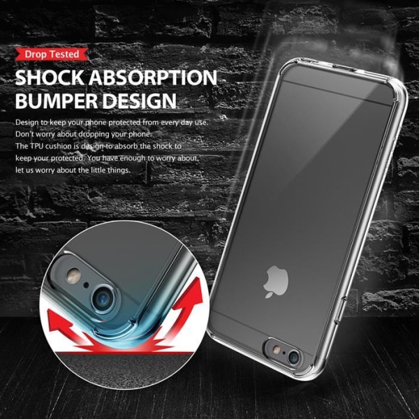 Ringke Fusion Shock Absorption Skal till Apple iPhone 6(S) Plus grå