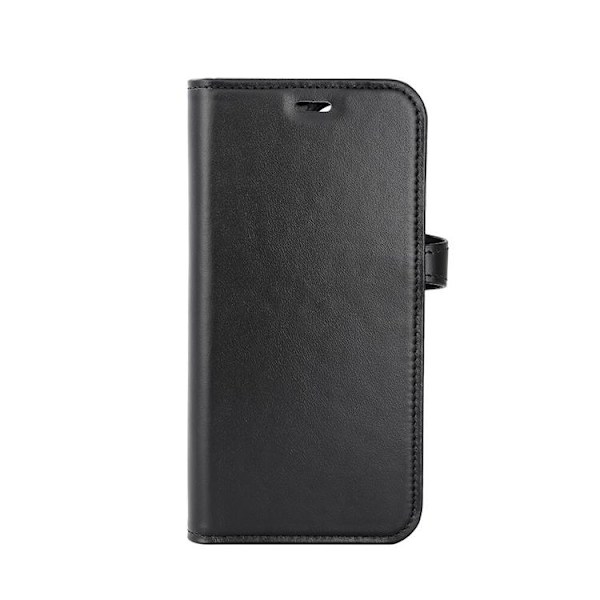 BUFFALO äkta läder iPhone 15 Pro Plånboksfodral 3 Kort Magsafe - Svart Svart