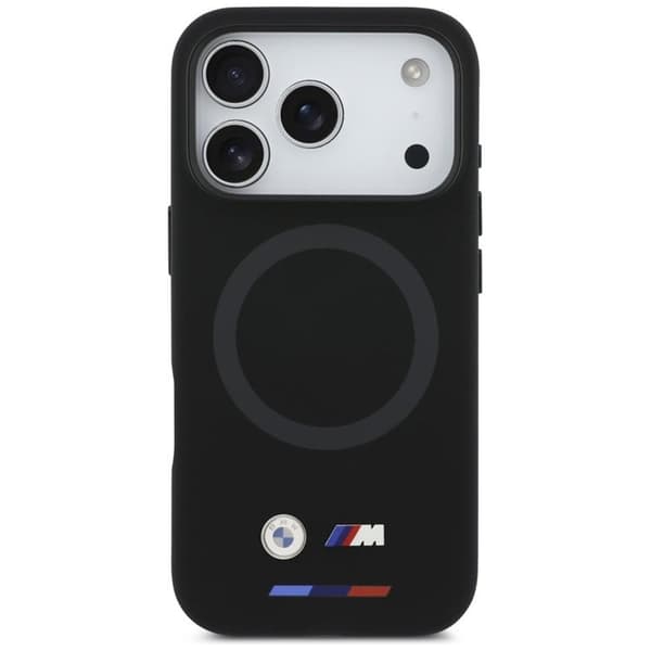 BMW Telefontaske til iPhone 17 Pro MagSafe M Silikone Logo - Sort Svart