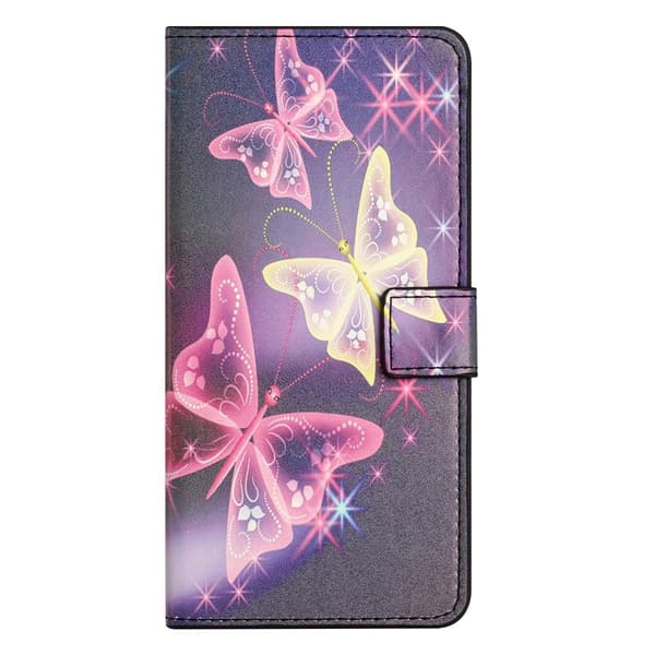 Plånboksfodral för Samsung Galaxy S26 Plus Konstläder Mönster Illusion Butterfly