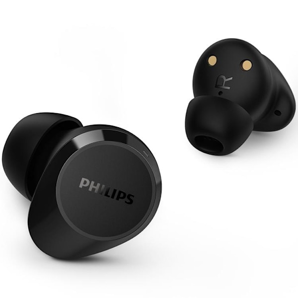 PHILIPS True Wireless Hörlurar 6+18 tim Speltid - Svart Svart