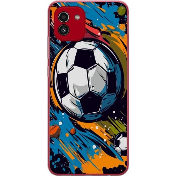 Mobilcover til Samsung Galaxy A03 med Fodbolde