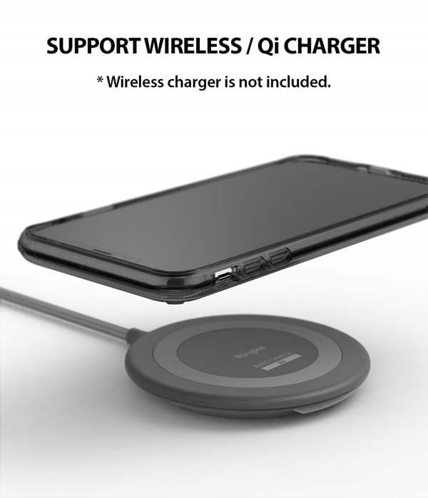 Ringke Fusion Shock Absorption Skal till iPhone XS Max - Grå grå