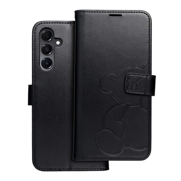 Galaxy A16 5G Pung Etui Mezzo - Bamse Sort Svart
